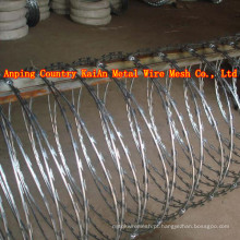 Sharp Razor arame farpado / Barbed Razor Wire / galvanizado Razor Wire / PVC revestido fio de barbear / arame farpado ---- 30 anos de fábrica